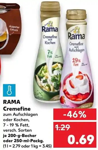 Rama Cremefine 200 g/250 ml