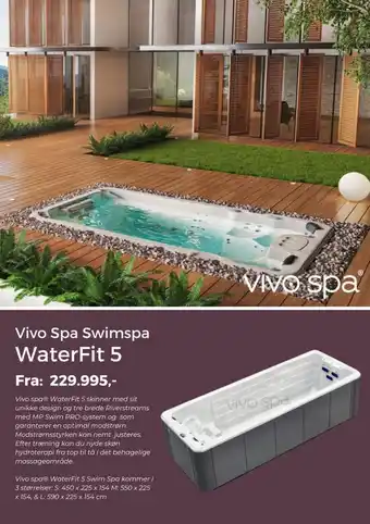 IWAO Vivo Spa Swimspa WaterFit 5 tilbud