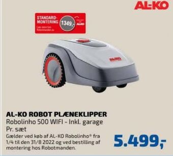 Davidsen Al-ko robotplæneklipper tilbud