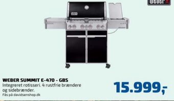 Davidsen Weber gasgrill tilbud