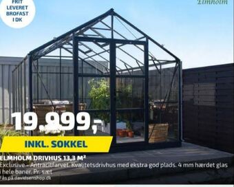 Davidsen Elmholm drivhus tilbud