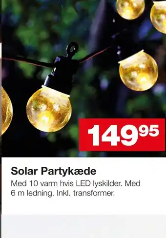 Bauhaus Solar Partykæde tilbud