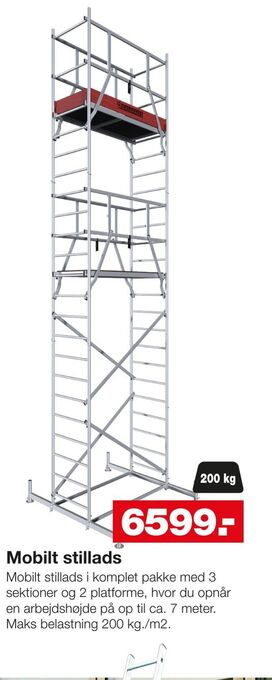 Bauhaus Mobilt stillads tilbud