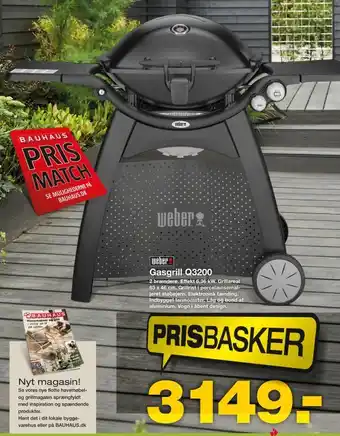 Bauhaus Gasgrill Q3200 tilbud