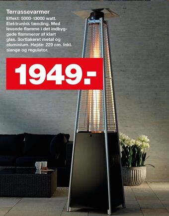 Bauhaus Terrassevarmer tilbud