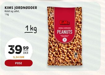 Scandinavian Park Kims jordnødder tilbud