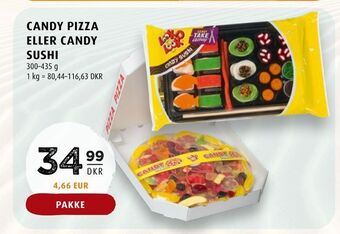 Scandinavian Park Candy pizza eller candy sushi tilbud