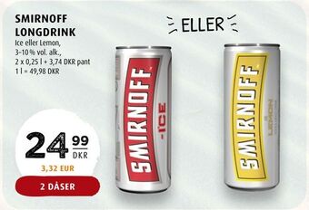 Scandinavian Park Smirnoff longdrink tilbud