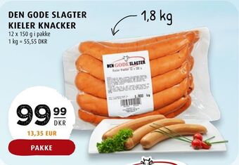 Scandinavian Park Den gode slagter kieler knacker tilbud