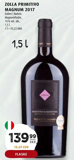 Zolla primitivo magnum 2017