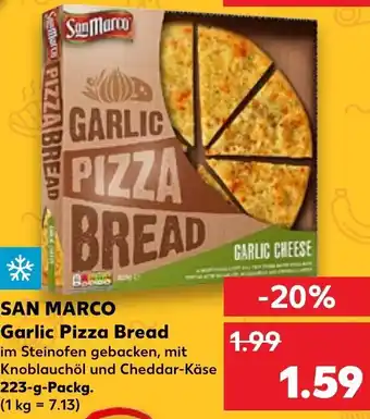 Kaufland San MArco Garlic Pizza Bread 223 g tilbud