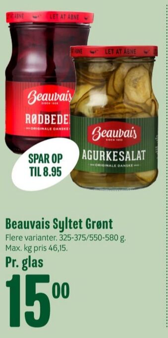 Min Købmand Beauvais rødbeder-syltet tilbud