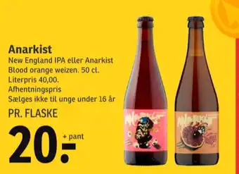 SPAR Anarkist specialøl tilbud