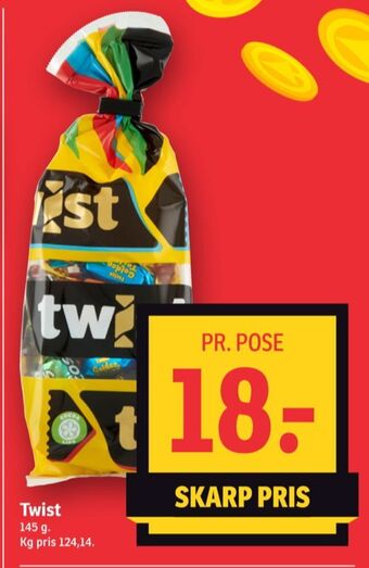SPAR Twist dessertchokolade tilbud