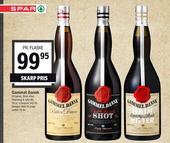 SPAR Gammel dansk bitter tilbud