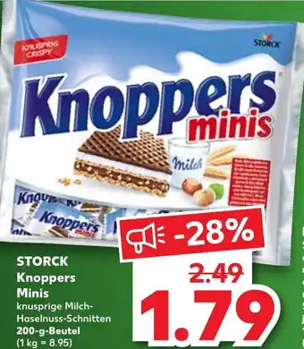 Kaufland Storck Knoppers Minis 200 g tilbud