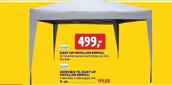 jem & fix Easy up pavillon empoli tilbud