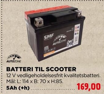 jem & fix Batteri til scooter tilbud