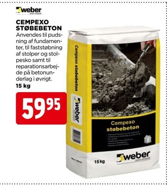 jem & fix Cempexo støbebeton tilbud