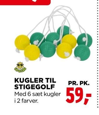jem & fix Kugler til stigegolf tilbud