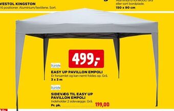 jem & fix Easy up pavillon empoli tilbud