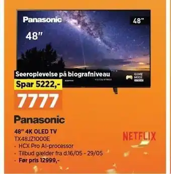 Power 48'' 4K QLED Tv tilbud