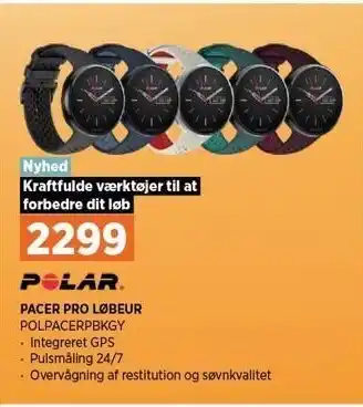 Power Pacer PRO løbeur tilbud