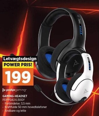 Power Gaming-headset tilbud