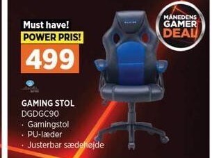 Power Gaming stol tilbud