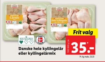 Lidl Vilstrupgård kyllingelår tilbud