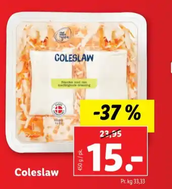 Lidl Chef select coleslaw tilbud