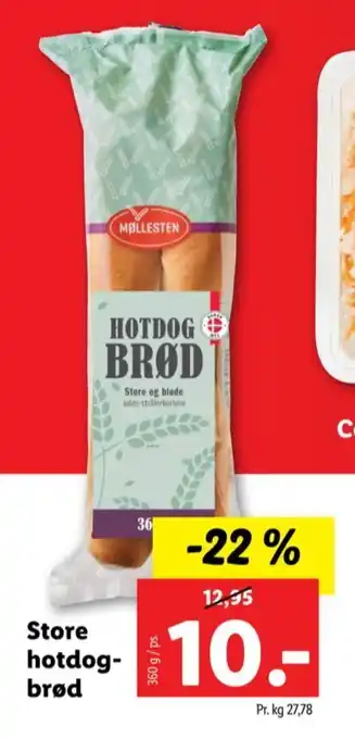 Møllesten pølsebrød