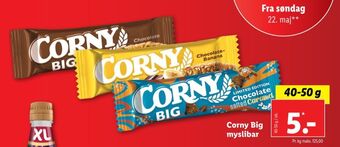 Lidl Corny myslibar tilbud