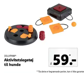 Lidl Jollypaw hundelegetøj tilbud