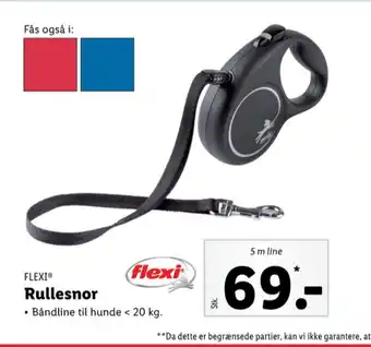 Lidl Flexi hundesnor tilbud