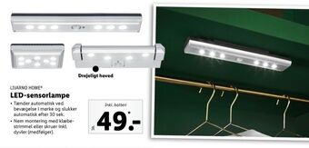 Lidl Livarno lampe tilbud