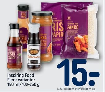 REMA 1000 Inspiring food rispapir tilbud