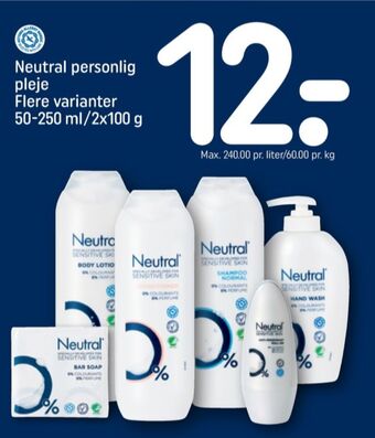 REMA 1000 Neutral håndsæbe tilbud