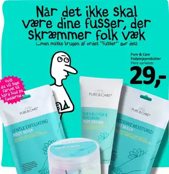 Normal Pure & Care Fodplejeprodukter tilbud