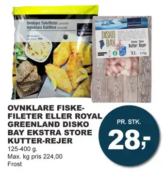 Let-Køb Royal greenland fiskefileter tilbud