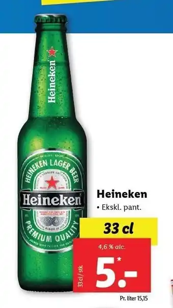 Lidl Heineken tilbud