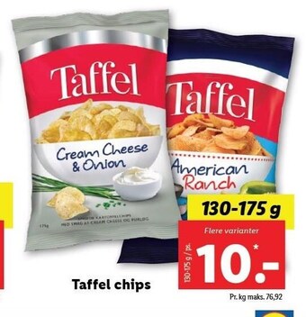 Lidl Taffel chips tilbud