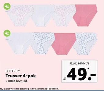 Lidl Trusser tilbud