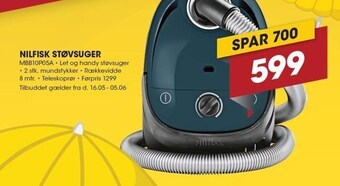 Punkt1 Nilfisk støvsuger tilbud