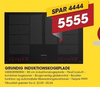 Punkt1 Grundig induktionskogeplade tilbud