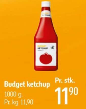 Føtex Budget ketchup tilbud
