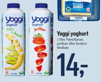 Føtex Yoggi yoghurt jordbær tilbud