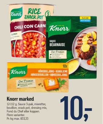 Føtex Knorr sauce pulver tilbud