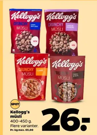 Kelloggs müsli