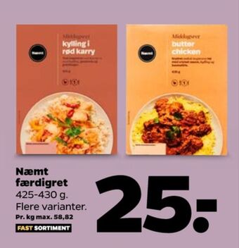 Netto Næmt færdigretter tilbud